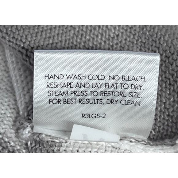 Eileen Fisher Sweater Women's X-Small White Tan 100% Linen Button Up Cardigan - Picture 10 of 10